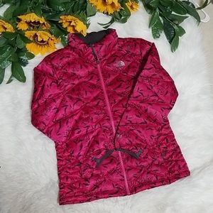 GIRLS (14/16) FLORAL NORTH FACE PUFFER